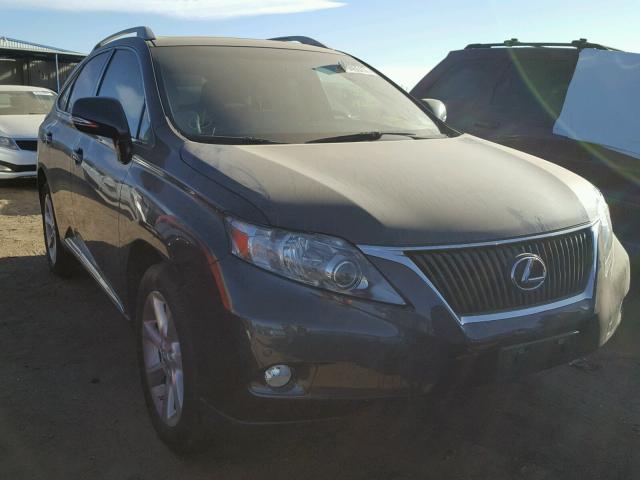 2T2BK1BA1BC099298 - 2011 LEXUS RX 350 CHARCOAL photo 1