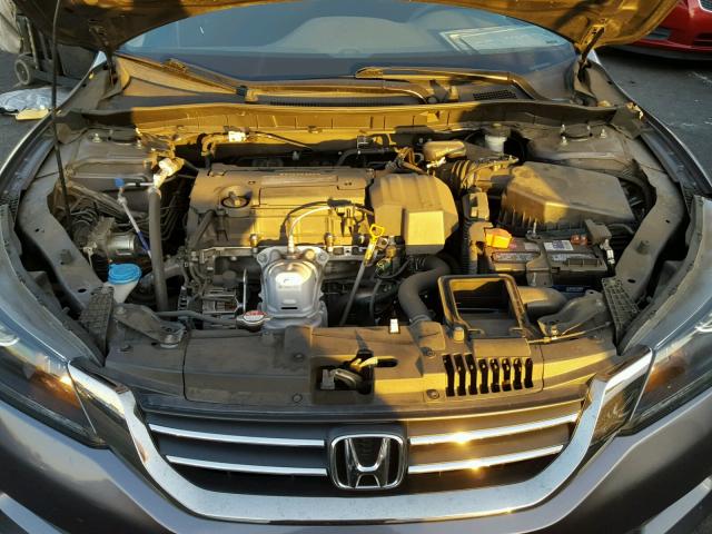 1HGCR2F35DA007270 - 2013 HONDA ACCORD LX GRAY photo 7