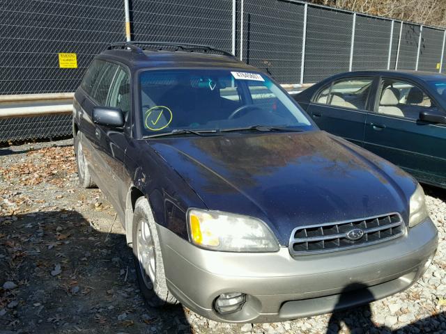 4S3BH665426301619 - 2002 SUBARU LEGACY OUT BLUE photo 1