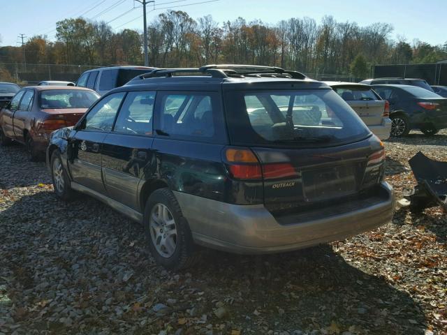 4S3BH665426301619 - 2002 SUBARU LEGACY OUT BLUE photo 3