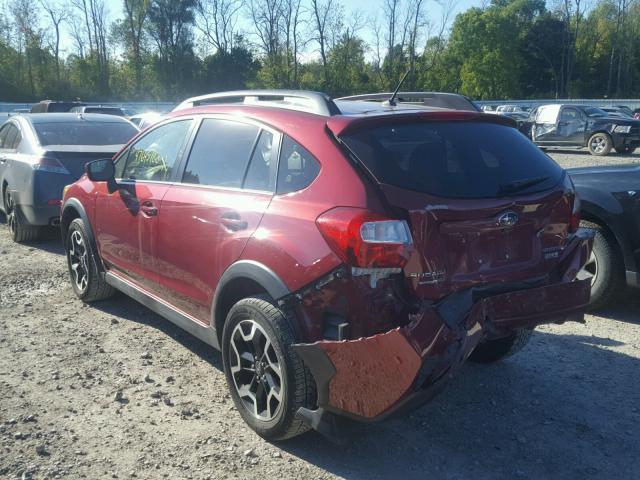 JF2GPABC4G8333547 - 2016 SUBARU CROSSTREK RED photo 3