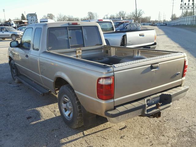 1FTYR14U41TA25043 - 2001 FORD RANGER SUP BEIGE photo 3