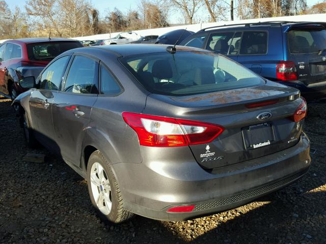 1FADP3F25EL239420 - 2014 FORD FOCUS SE GRAY photo 3