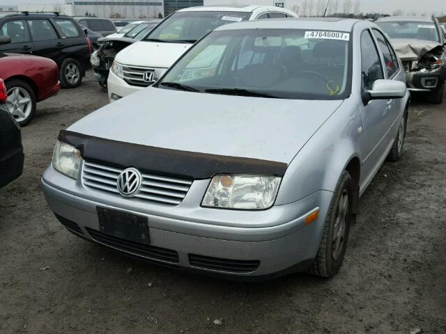 3VWSB29MX2M156466 - 2002 VOLKSWAGEN JETTA GLS SILVER photo 2