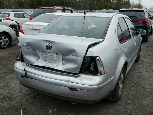 3VWSB29MX2M156466 - 2002 VOLKSWAGEN JETTA GLS SILVER photo 4