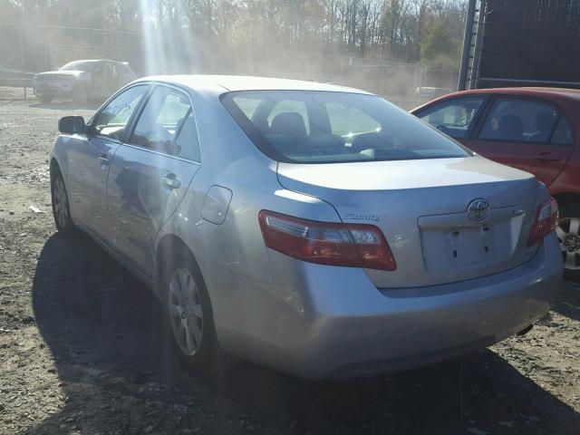 4T1BE46K69U845320 - 2009 TOYOTA CAMRY BASE SILVER photo 3