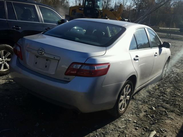 4T1BE46K69U845320 - 2009 TOYOTA CAMRY BASE SILVER photo 4
