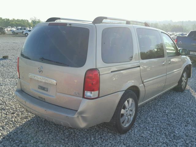 5GADV33137D142548 - 2007 BUICK TERRAZA CX TAN photo 4