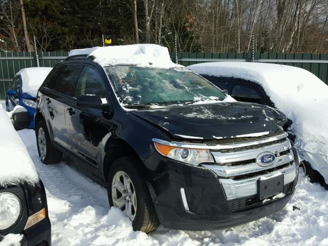 2FMDK4JCXEBB58651 - 2014 FORD EDGE SEL BLACK photo 1