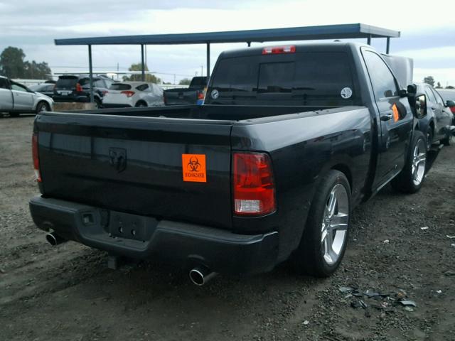 3D7JB1ET9BG534738 - 2011 DODGE RAM 1500 BLACK photo 4