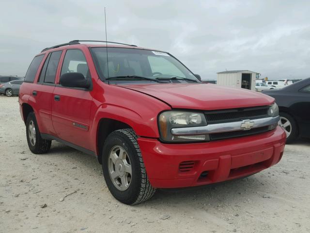 1GNDT13S522349973 - 2002 CHEVROLET TRAILBLAZE RED photo 1