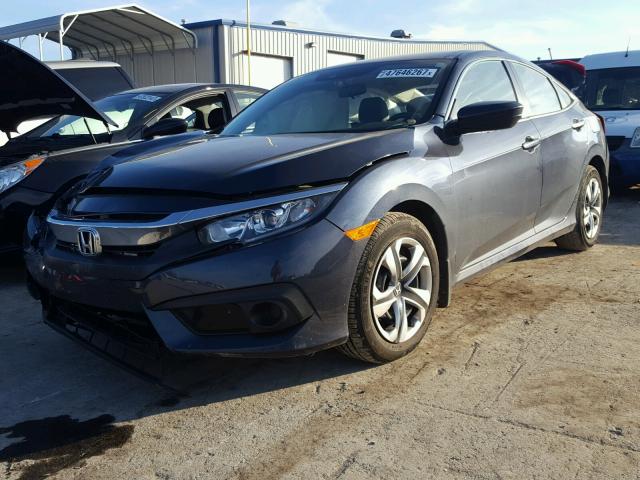 19XFC2F60HE025508 - 2017 HONDA CIVIC LX BLUE photo 2