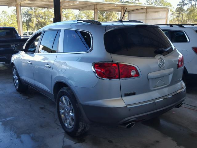 5GAKVCED8CJ339662 - 2012 BUICK ENCLAVE SILVER photo 3