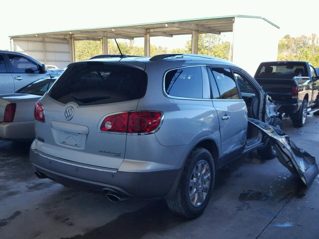 5GAKVCED8CJ339662 - 2012 BUICK ENCLAVE SILVER photo 4