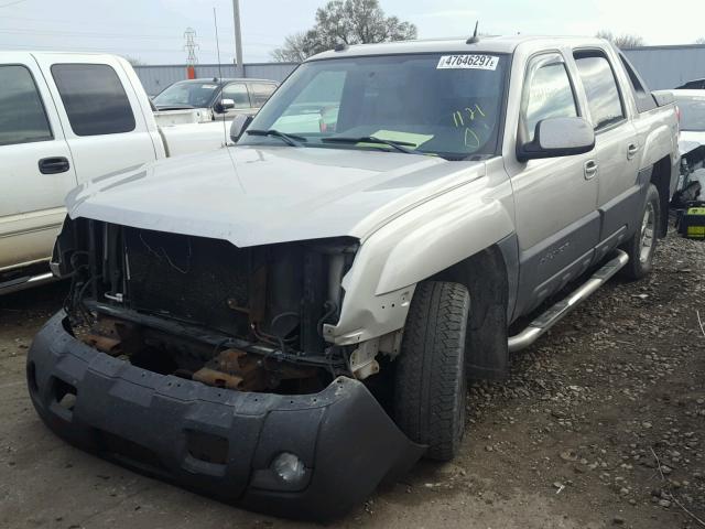 3GNEK12T44G277286 - 2004 CHEVROLET AVALANCHE BEIGE photo 2