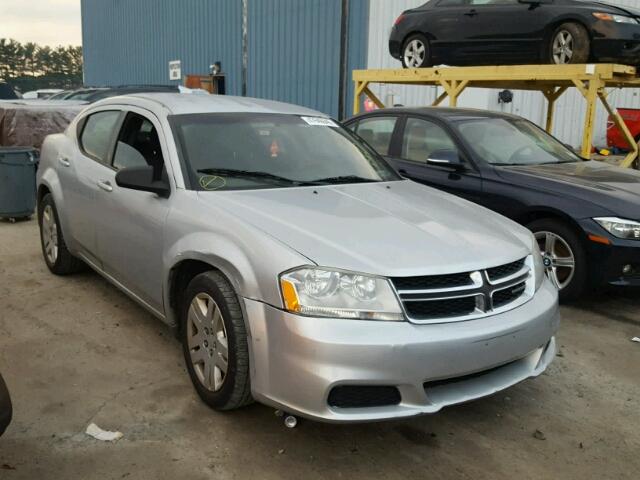 1B3BD4FB2BN540194 - 2011 DODGE AVENGER EX SILVER photo 1