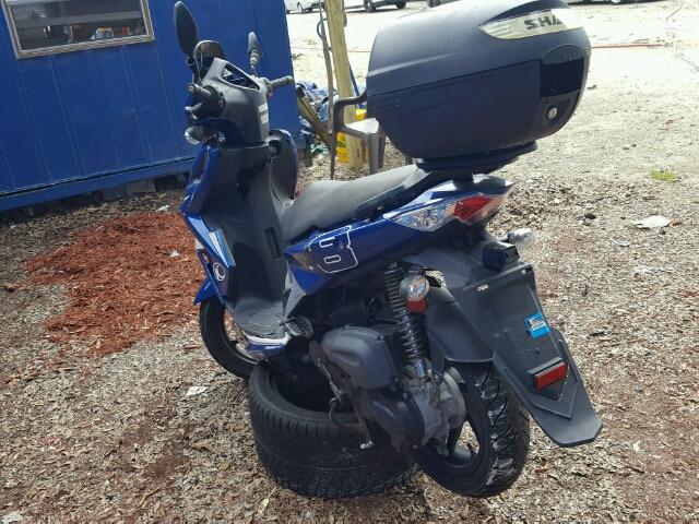 LC2U90007BC100201 - 2011 KYMCO USA INC SUPER 8 50 BLUE photo 3