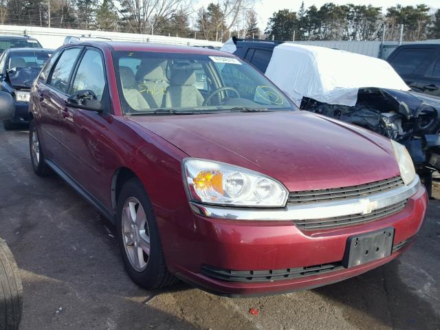 1G1ZT62835F120957 - 2005 CHEVROLET MALIBU MAX RED photo 1