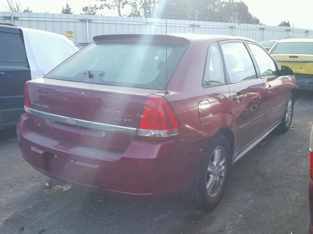 1G1ZT62835F120957 - 2005 CHEVROLET MALIBU MAX RED photo 4