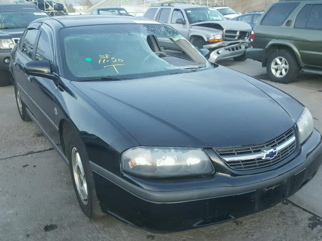 2G1WF52K849206305 - 2004 CHEVROLET IMPALA BLACK photo 1