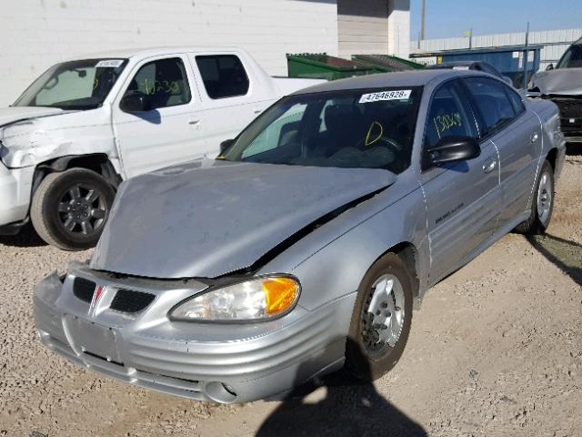1G2NF52T21M541879 - 2001 PONTIAC GRAND AM S SILVER photo 2