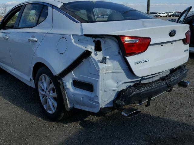 5XXGN4A78EG260803 - 2014 KIA OPTIMA EX WHITE photo 9