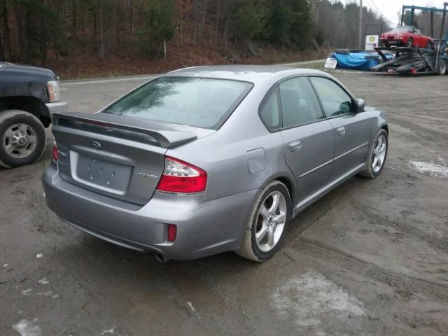 4S3BL626887218534 - 2008 SUBARU LEGACY 2.5 GRAY photo 4