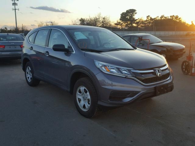 2HKRM4H37GH679831 - 2016 HONDA CR-V LX GRAY photo 1