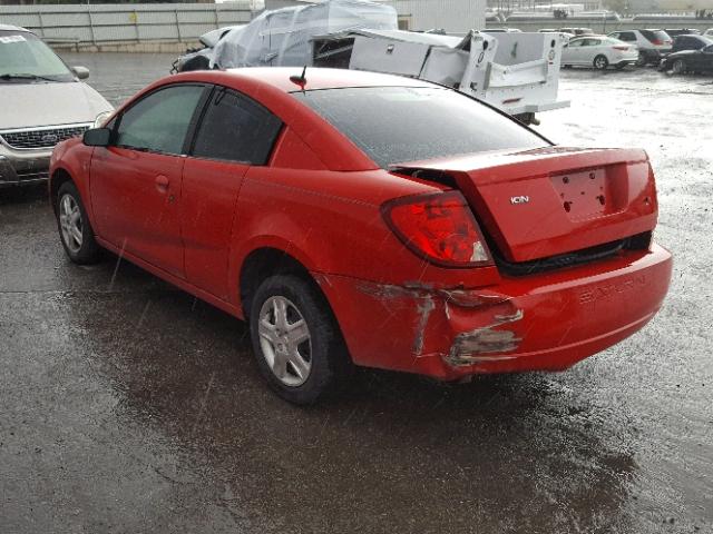 1G8AM15FX7Z112848 - 2007 SATURN ION LEVEL RED photo 3