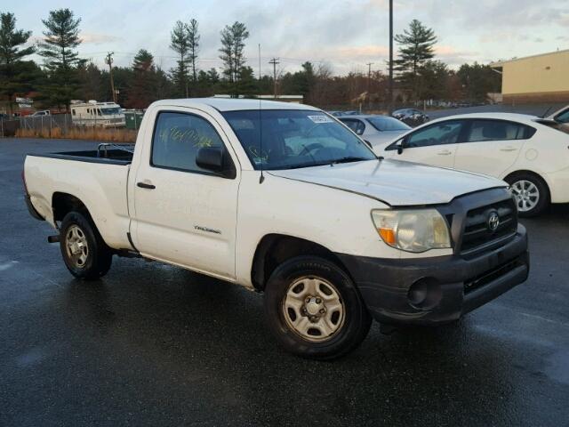 5TENX22N97Z412336 - 2007 TOYOTA TACOMA WHITE photo 1