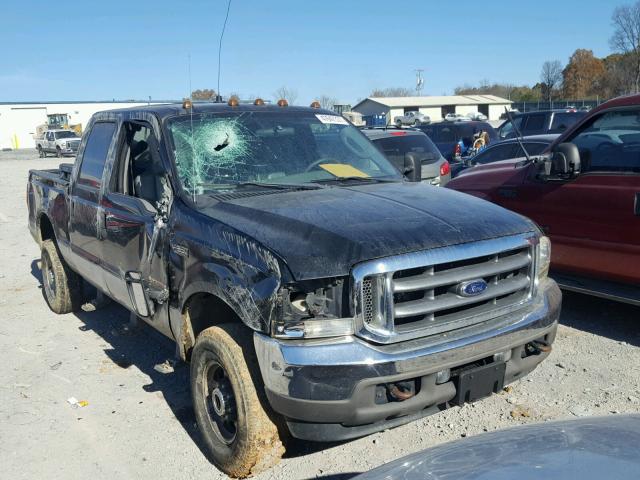 1FTSW31P04ED74590 - 2004 FORD F350 SRW S BLACK photo 1