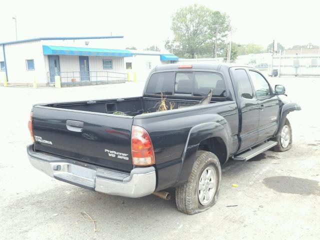 5TETU62N96Z197675 - 2006 TOYOTA TACOMA PRE BLACK photo 4