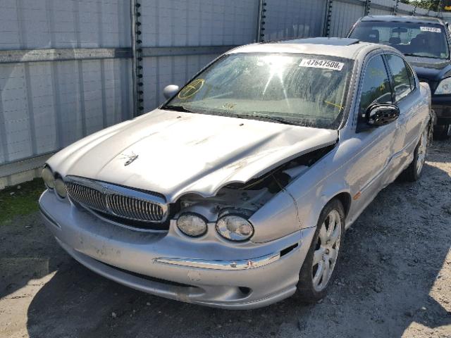 SAJEA51C84WD74498 - 2004 JAGUAR X-TYPE 3.0 SILVER photo 2