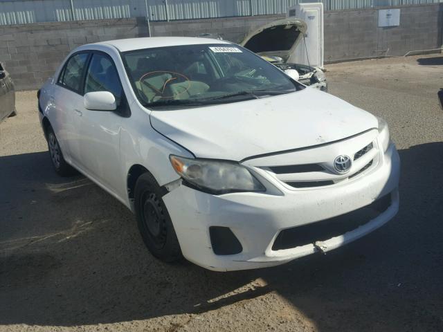 2T1BU4EE9BC573142 - 2011 TOYOTA COROLLA BA WHITE photo 1