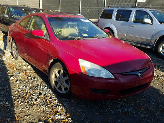 1HGCM82603A031718 - 2003 HONDA ACCORD EX RED photo 1