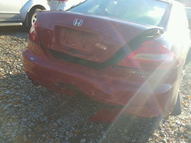 1HGCM82603A031718 - 2003 HONDA ACCORD EX RED photo 9