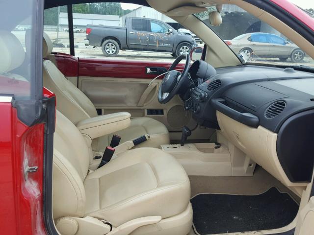 3VWRF31Y18M412283 - 2008 VOLKSWAGEN NEW BEETLE Qırmızı foto 5