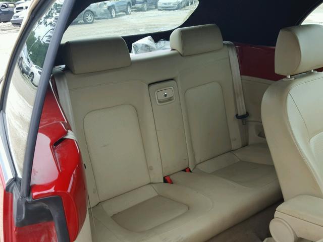 3VWRF31Y18M412283 - 2008 VOLKSWAGEN NEW BEETLE Qırmızı foto 6