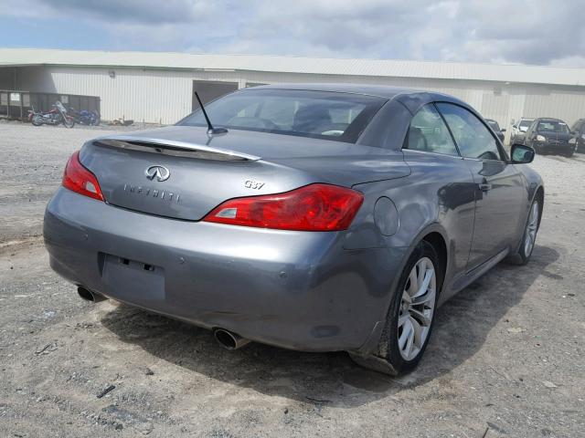 JN1CV6FE1BM954579 - 2011 INFINITI G37 BASE GRAY photo 4