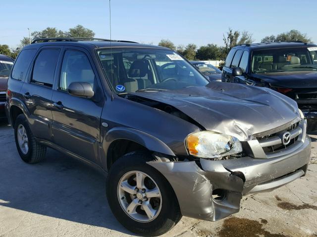 4F2YZ04136KM09361 - 2006 MAZDA TRIBUTE S GRAY photo 1