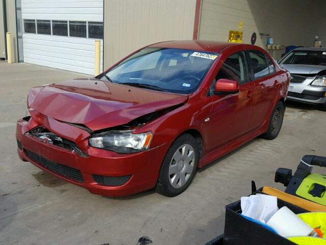 JA32U2FU2BU044725 - 2011 MITSUBISHI LANCER ES/ MAROON photo 2