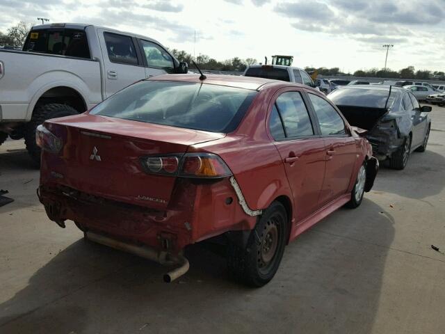 JA32U2FU2BU044725 - 2011 MITSUBISHI LANCER ES/ MAROON photo 4