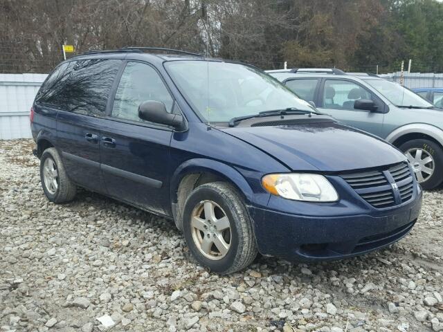 1D4GP25R76B543312 - 2006 DODGE CARAVAN SE BLUE photo 1