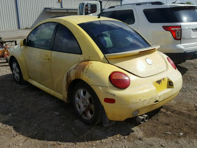 3VWCK21C63M428097 - 2003 VOLKSWAGEN NEW BEETLE Sarı foto 3