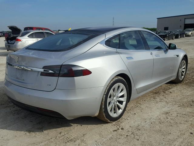 5YJSA1E16HF193541 - 2017 TESLA MODEL S SILVER photo 4
