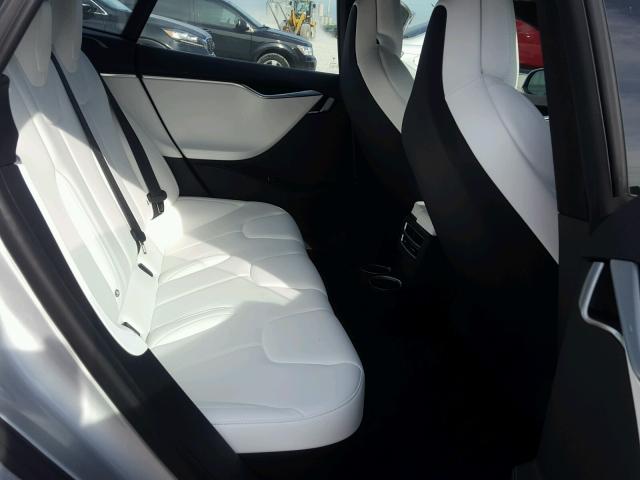 5YJSA1E16HF193541 - 2017 TESLA MODEL S SILVER photo 6