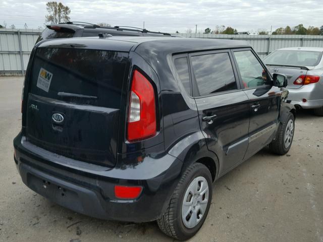 KNDJT2A55C7746909 - 2012 KIA SOUL BLACK photo 4