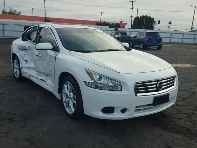 1N4AA5AP6DC842152 - 2013 NISSAN MAXIMA S WHITE photo 1