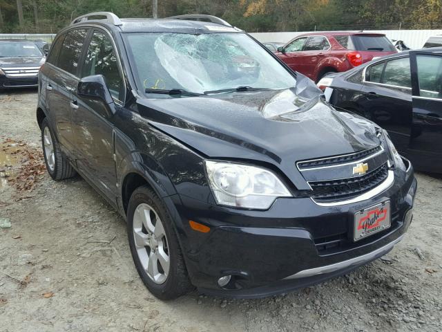 3GNAL4EK7ES615200 - 2014 CHEVROLET CAPTIVA LT BLACK photo 1