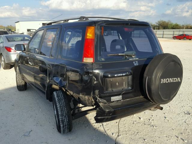 JHLRD1852VC045662 - 1997 HONDA CR-V LX BLACK photo 3